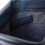 メゾン マルジェラ 4ステッチ 四つタグ レザー スマートフォン ポーチ サコッシュ ショルダーバッグ ネイビー - NEWSED