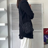 Maison Margiela Replica 4-Stitch Mini Shoulder Bag Pochette in Black