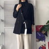 Maison Margiela 4 针迷你单肩包 手拿包 黑色