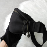 メゾン マルジェラ 4ステッチ 四つタグ ナイロンキャンバス ボディバッグ ウエストポーチ ブラック - NEWSED