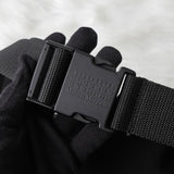 メゾン マルジェラ 4ステッチ 四つタグ ナイロンキャンバス ボディバッグ ウエストポーチ ブラック - NEWSED