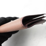 メゾン マルジェラ 4ステッチ 四つタグ レザー 二つ折り財布 コンパクトウォレット パープルブラウン - NEWSED