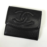 シャネル 4番台 ココマーク キャビアスキン コインケース ブラック - NEWSED