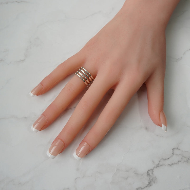 グッチ 4連 シルバー925 指輪 リング 9号 - NEWSED