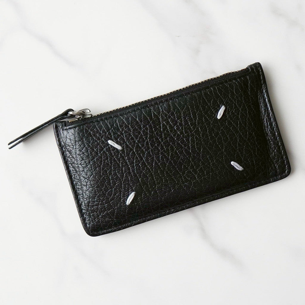 メゾンマルジェラ 四つタグ 4ステッチ フラグメントーケース カードケース コインケース ブラック