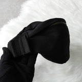 メゾン マルジェラ 4ステッチ 四つタグ ナイロンキャンバス ボディバッグ ウエストポーチ ブラック - NEWSED