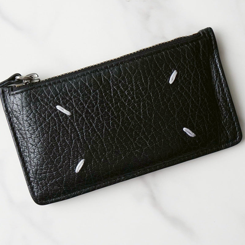 メゾンマルジェラ 四つタグ 4ステッチ フラグメントーケース カードケース コインケース ブラック - NEWSED