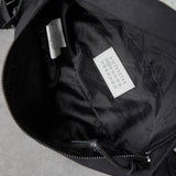メゾン マルジェラ 4ステッチ 四つタグ ウエストポーチ ボディバッグ ナイロン ブラック S55WB0014 - NEWSED