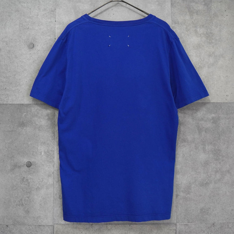 メゾンマルジェラ 4ステッチ Tシャツ ブルー - NEWSED