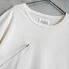 メゾンマルジェラ 4ステッチ プレーン Ｔシャツ アイボリー