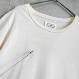 メゾンマルジェラ 4ステッチ プレーン Ｔシャツ アイボリー - NEWSED