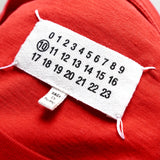 メゾンマルジェラ 4ステッチ Tシャツ レッド - NEWSED