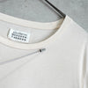 メゾンマルジェラ 4ステッチ プレーン Ｔシャツ アイボリー