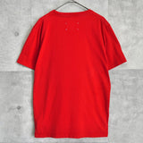 メゾンマルジェラ 4ステッチ Tシャツ レッド - NEWSED