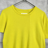 メゾンマルジェラ 4ステッチ 変形 Tシャツ ライム レディース - NEWSED