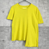 メゾンマルジェラ 4ステッチ 変形 Tシャツ ライム レディース - NEWSED