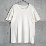 メゾンマルジェラ 4ステッチ プレーン Ｔシャツ アイボリー - NEWSED