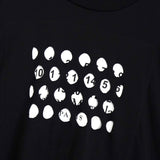 メゾンマルジェラ カレンダー ロゴ 4ステッチ Tシャツ ブラック - NEWSED