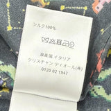 クリスチャンディオール ロゴボタン付 ソディアックピクセル 長袖シャツ ブラック 40 レディース - NEWSED