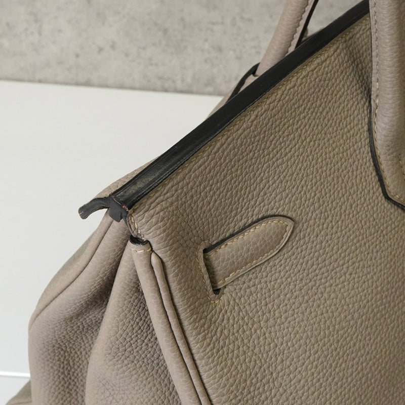 エルメス バーキン40 トゴ トゥルティエールグレー シルバー金具 □L刻 / 2008年製 - NEWSED