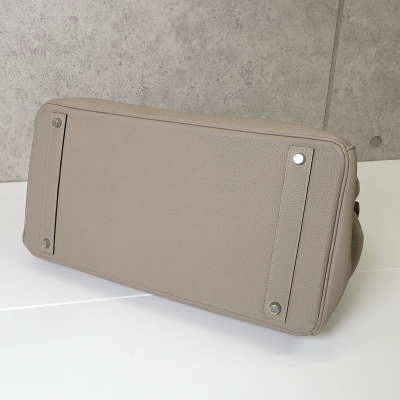 エルメス バーキン40 トゴ トゥルティエールグレー シルバー金具 □L刻 / 2008年製 - NEWSED