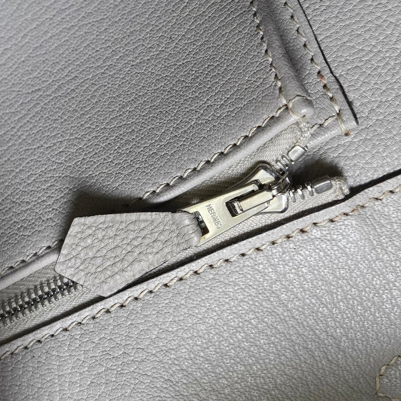 エルメス バーキン40 トゴ トゥルティエールグレー シルバー金具 □L刻 / 2008年製 - NEWSED