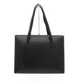 ロエベ ロゴ 自立型 レザー ハンドバッグ ブラック