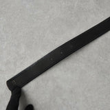 セリーヌ ヴィンテージ サルキー 輪馬車 GP バックル レザー ベルト ネイビー / ゴールド レディース