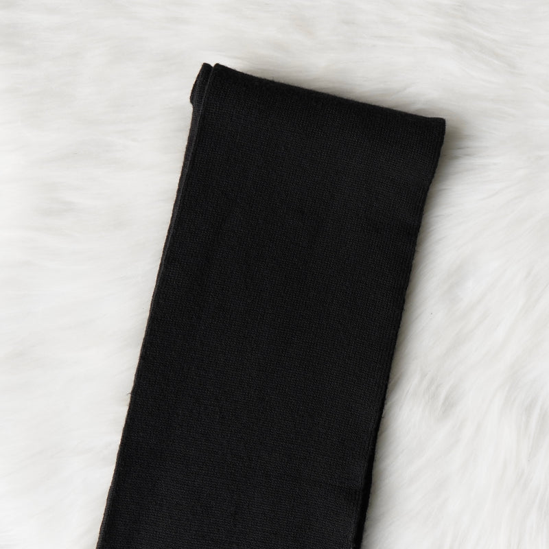 サンローラン ハート ウール マフラー ブラック