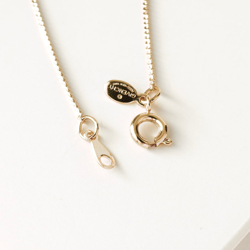 ジバンシィ ヴィンテージ Gロゴ ネックレス GP ゴールド