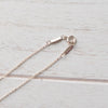 Small Open Heart Silver Necklace