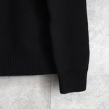 アミパリ アミ パリス タートルネック ハート ニット ブラック / レッド