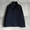 ポロ ラルフローレン ポニーロゴ フリース裏地 中綿 ブルゾン ネイビー