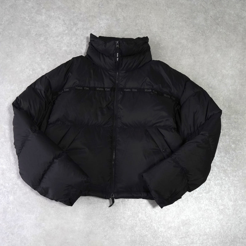 マーティンキム  ロゴ ダウンジャケット ブラック
