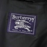 バーバリー アルパカ混紡 ガウンコート ブラック レディース