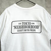 ネイバーフッド プリント Tシャツ ホワイト