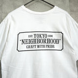 ネイバーフッド プリント Tシャツ ホワイト