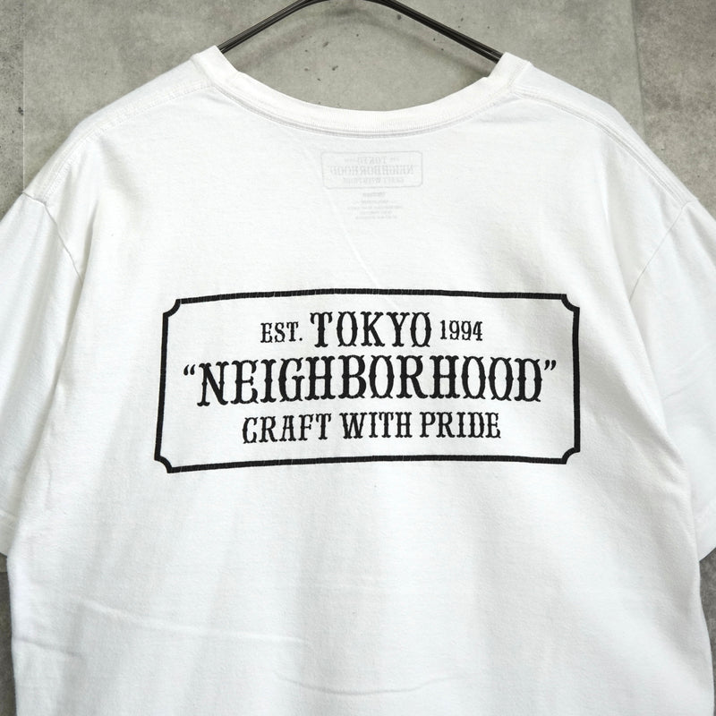 ネイバーフッド プリント Tシャツ ホワイト