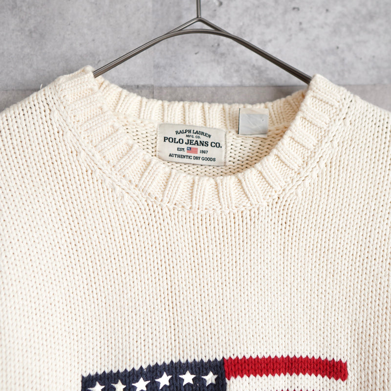 "Stars And Stripes" Cotton Sweater