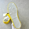 Maison Margiela replica leather coated low-top sneakers, yellow, size 42, unused with tags