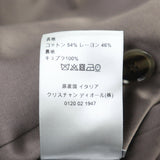 ディオール オム テクニカルコットン サテン ロゴボタン ベルト付き トレンチコート グレー 42 メンズ - NEWSED