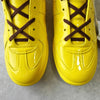 Maison Margiela replica leather coated low-top sneakers, yellow, size 42, unused with tags