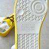 Maison Margiela replica leather coated low-top sneakers, yellow, size 42, unused with tags