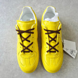 メゾン マルジェラ レプリカ レザー コーティング ローカット スニーカー イエロー サイズ42 タグ付き未使用品 - NEWSED