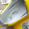 Maison Margiela replica leather coated low-top sneakers, yellow, size 42, unused with tags
