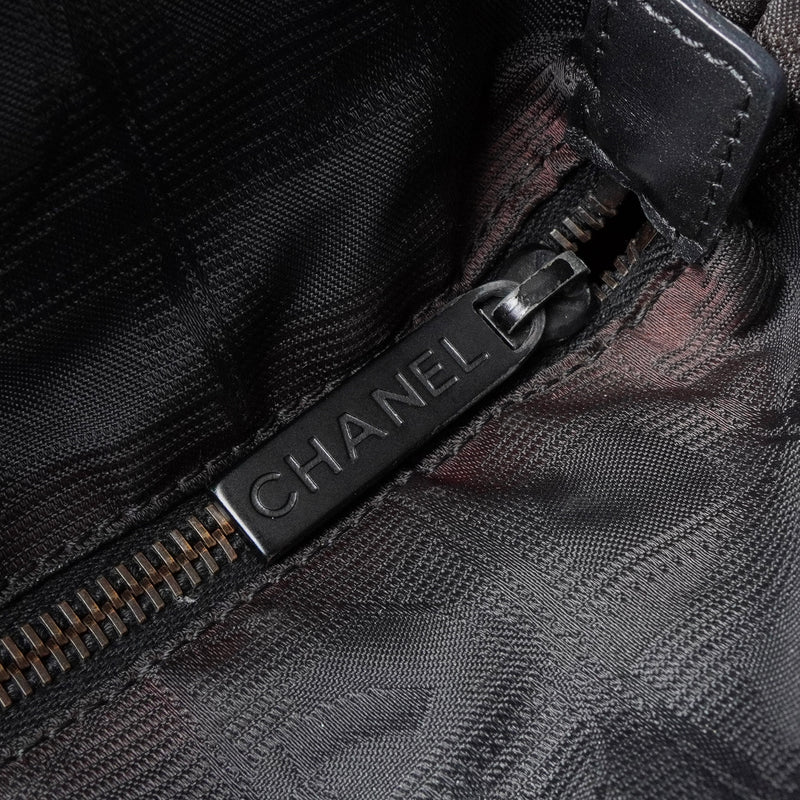シャネル ニュートラベルライン GM トートバッグ ブラック 7桁6番台