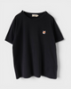 メゾン キツネ フォックスヘッド Tシャツ ブラック L メンズ レディース