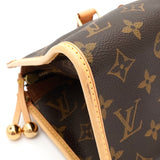 ルイ ヴィトン モノグラム ポパンクール ハンドバッグ ブラウン M40009