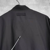 イヴ サンローラン ヴィンテージ YSLロゴ 中綿ジャケット 中綿ブルゾン グレー
