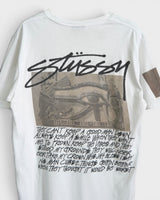 ステューシー プリント Tシャツ ホワイト Sサイズ メンズ